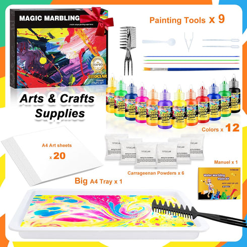 Water Marbling Paint Kit 8-12 6-8